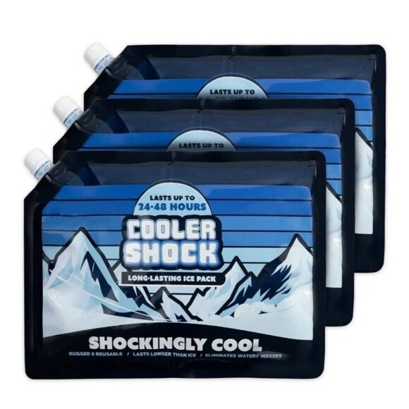 Cooler Shock | Other | Cooler Shock Reusable Ice Packs For Cooler Long ...